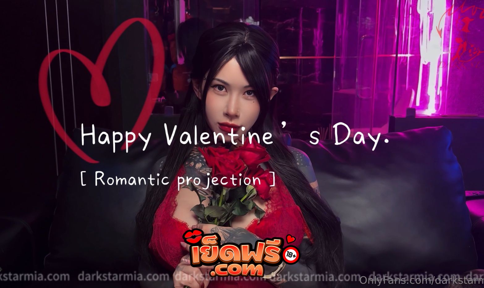 คลิปหลุด Onlyfans Bigcatmia สาวสักลายงานโครตเด็ด ยั่วโชวร์ช่วงวาเลนไทม์นมใหญ่เนียนน่าเย็ดมากๆ